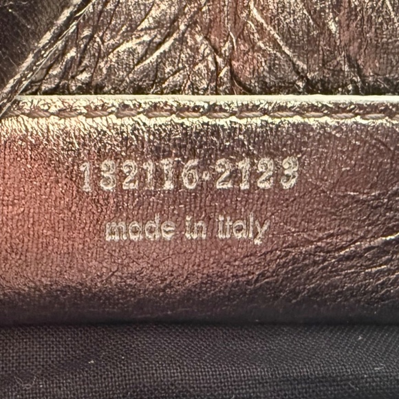 ‼️SOLD‼️ BALENCIAGA 2004 Metallic Pewter Mini Classique Bag - Picture 8 of 9